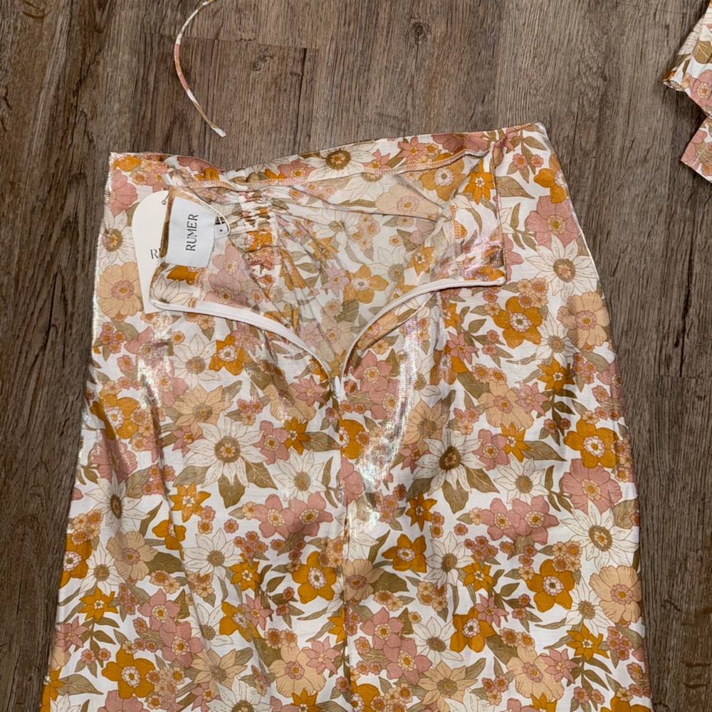 RUMER • Paloma Floral Skirt and Top Set - Picture 9 of 16